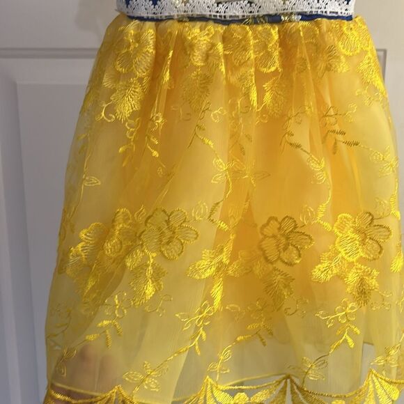 Toddler Unbranded Vibrant Snow White Layered Dress Tulle Zipper Disney Princess - Picture 5 of 14